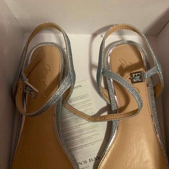 Danica Glitter Embellished Flat Sandals - Picture 3 of 11